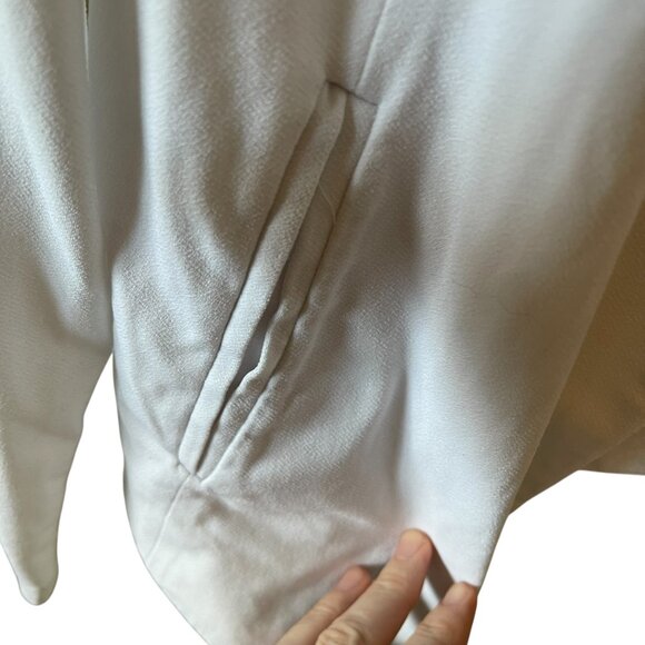 BCBGeneration Tuxedo Blazer Jacket SZ M GUC in 'Optic White' - Picture 9 of 11